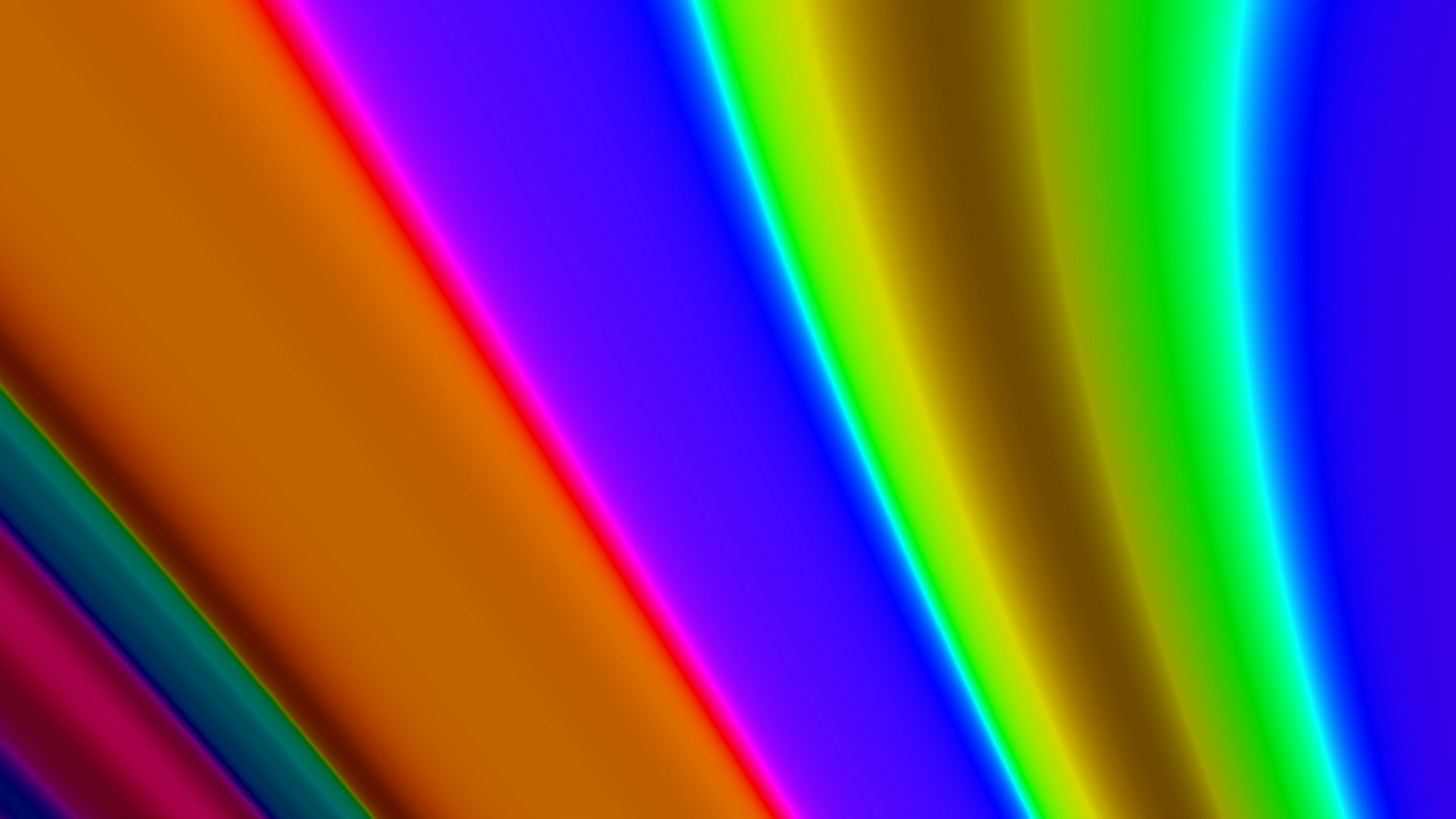 A spectrum of saturated colors blending across an image
